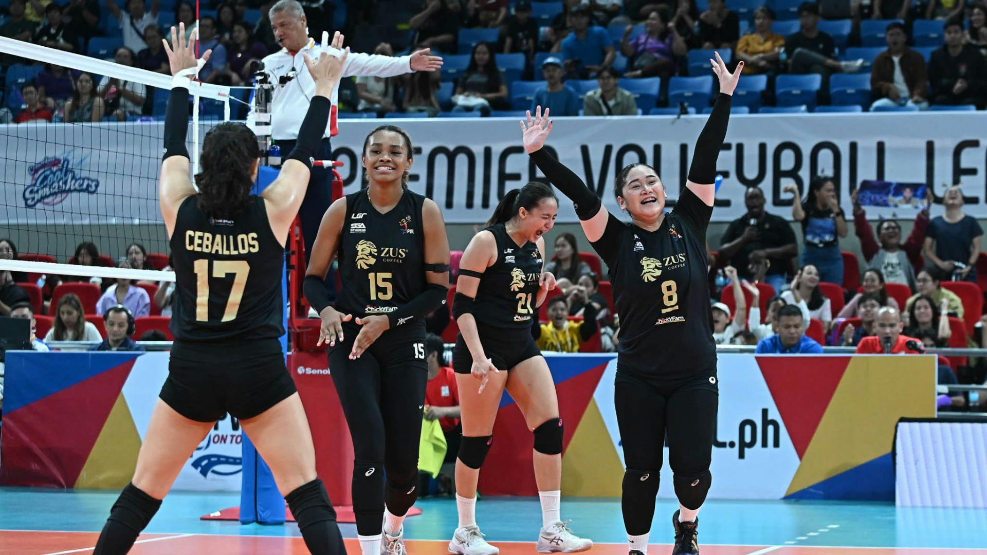 Five-set queens? Jovelyn Gonzaga lauds ZUS Coffee’s growing composure in PVL on Tour